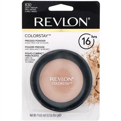 Revlon, Компактная пудра Colorstay, оттенок 830 светлый/средний, 8,4 г
