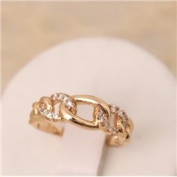 Кольцо позолота  Н01-15283 размер 16-17 17.5-18