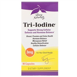 Terry Naturally, Tri-Iodine, 3 мг, 90 капсул