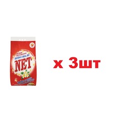 Net Стиральный порошок Красный жасмин 400г 3шт