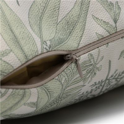 Чехол на подушку «Этель. Листва», 43×43 см, зелёный