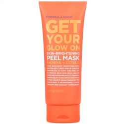 Formula 10.0.6, Get Your Glow On, Skin-Brightening Peel Mask, Papaya + Citrus, 3.4 fl oz (100 ml)