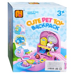 Игровой набор "Домик с животными" с аксессуарами, на батарейках, в коробке