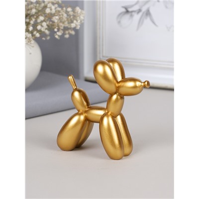 Статуэтка Собака 9х4х10 см / DG-001 /уп 18/золото