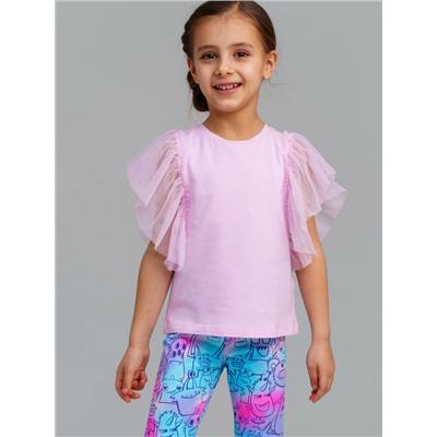 Фуфайка трикотажная для девочек (футболка)