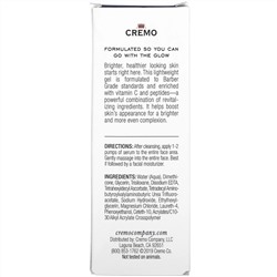 Cremo, Defender Series, Brightening Serum, With Vitamin C and Peptides, 1.5 fl oz (44 ml)