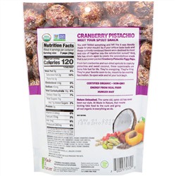 Made in Nature, "Инжирные суперснэки", органические инжирные снэки со вкусом клюквы и фисташки, 4,2 унции (119 г)