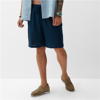 Шорты мужские MIST, размер 56, тёмно-синие