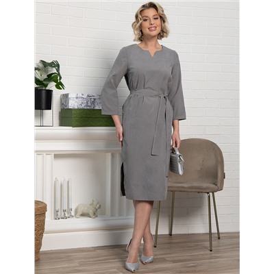 Платье Клодин (серое) П15178-4М