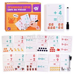 Логическая игра-пазл "Арифметика" пиши-стирай, в коробке