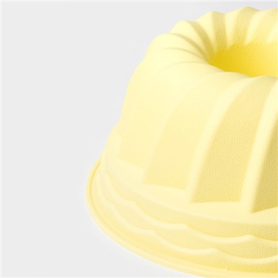 Форма для выпечки Доляна «Немецкий кекс. Заварное печенье», силикон, d=19 см, МИКС