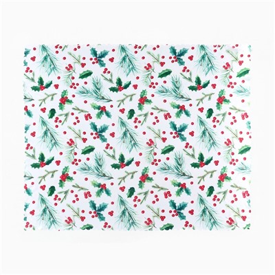 Скатерть новогодняя «Доляна» Rowan, 145×220 см, 100% п/э
