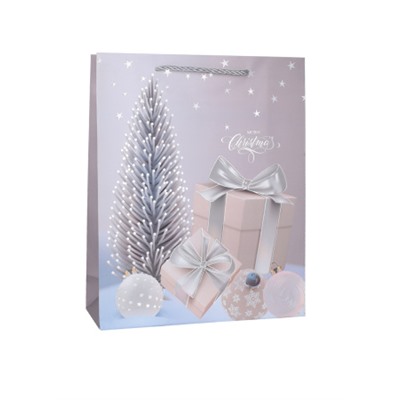 Пакет подарочный 26х32х10 / 6022-M /уп 12/480/ микс Новый год