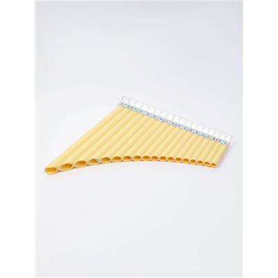 Пан-флейта Music Life 18 трубок, желтая, C, 26×25 см