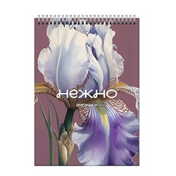 Блокнот А5 60л на спирали "Цветение.1" БСК560438 Listoff