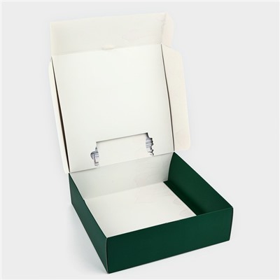 Подарочная коробка новогодняя складная «Уютный Новый год», 26×26×8 см