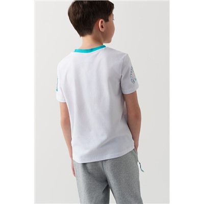 Фуфайка трикотажная для мальчиков (футболка) PLAYTODAY, 1239845