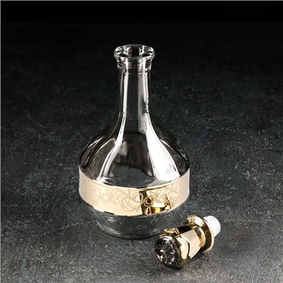 Набор питьевой «Флора», 7 предметов: графин 500 мл, стопка 50 мл, 6 шт., с гравировкой и напылением