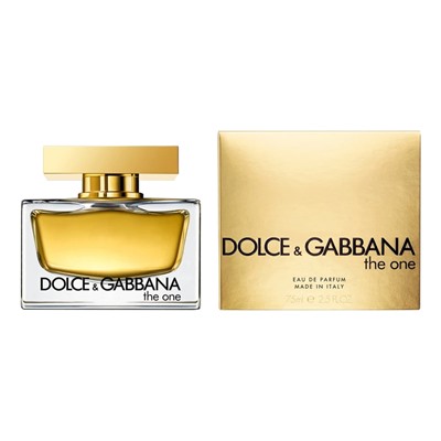DOLCE & GABBANA THE ONE edp (w) 75ml