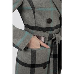 01-11637 Пальто женское демисезонное (пояс)