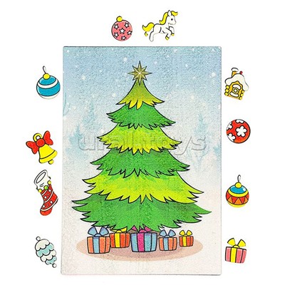 Наряди елку фетр