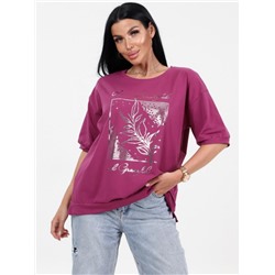 Футболка "Лайма" бордо