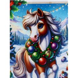 Кружка новогодняя керамическая «Чудо обязательно случится», лошадь, 320 мл