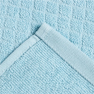 Полотенце махровое Love Life «Минимализм» 30×50 см, аквамарин, 100% хл, 500 г/м²
