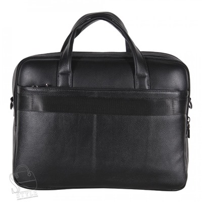 Портфель мужской кожаный 8075G black S-Style