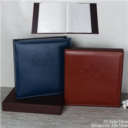 Фотоальбом 500 фото 10x15 / 30-518 /уп 16/кожзам