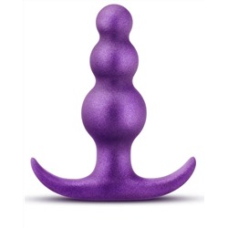 Фиолетовая анальная пробка The Supernova Plug - 7,6 см.
