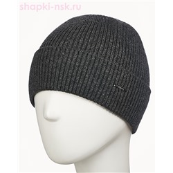 14120 Carbon Шапка мужская (57-59)