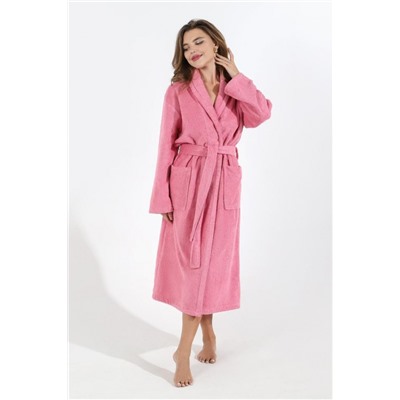 Халат женский Комфорт-3 (Сухая роза)