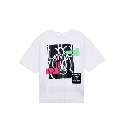 Фуфайка трикотажная для девочек (футболка)