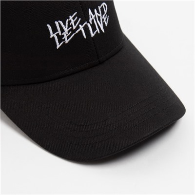 Бейсболка MINAKU, чёрная, размер 56-58