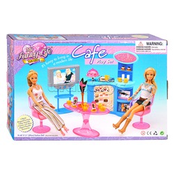 Набор мебели для кукол "Кофейня" в коробке