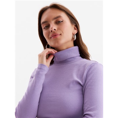 Водолазка женская MINAKU: Basic line, размер 42, лиловая