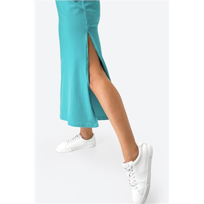 Однотонное женское платье-футболка Happyfox