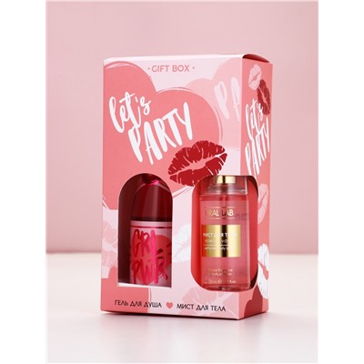 Подарочный набор: гель для душа шампанское и мист для тела, Чистое Счастье