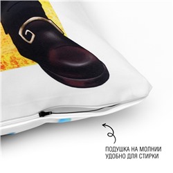 Подушка-обнимашка «Парни стихии», 150×50 см, двусторонняя печать, на молнии