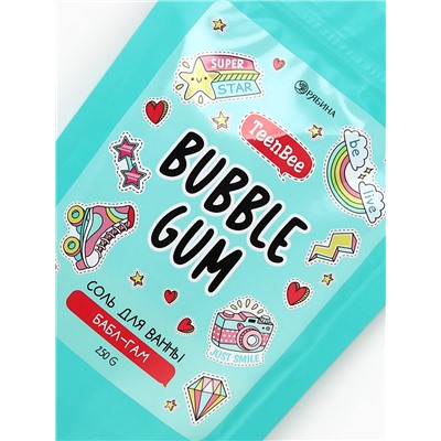Соль для ванны, аромат жвачки 250 г, TEEN BEE