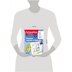 Эксмо С. В. Пятак "Узнаю звуки и буквы: для детей 4-5 лет (ч/б)"