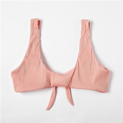 Топ купальный на завязках женский MINAKU Summer time, размер 44, пудра