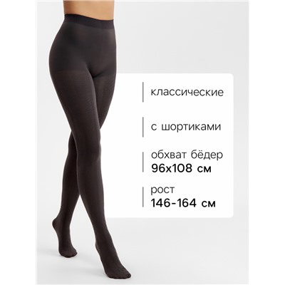 Женские колготки MINAKU 100 ден, графит, размер 2/S