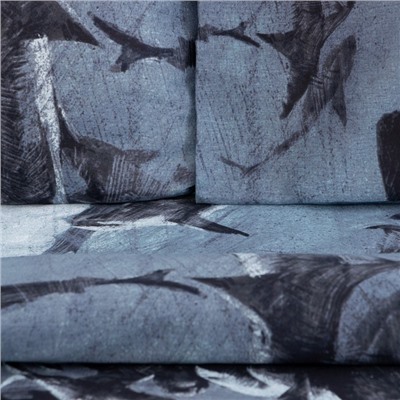 Постельное бельё 1.5-спальное «Этель» Shark, бязь