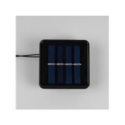 Гирлянда «Нить», 2.7 м, с насадками «Белые шары», уличная, IP44, 10 LED, 8 режимов, солнечная батарея, тёмная нить, свечение белое