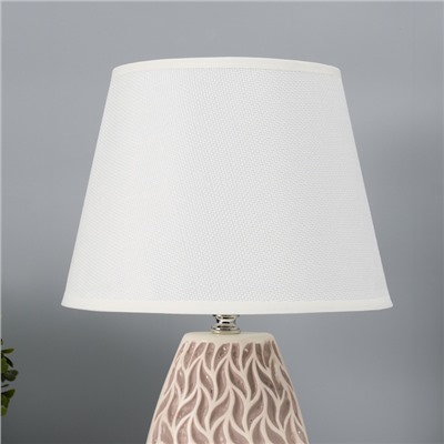 Настольная лампа с абажуром RISALUX «Риволи», Е14, 40 Вт, 22×22×34.8 см