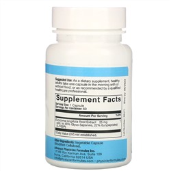 Advance Physician Formulas, LJ 100, 25 mg, 60 Vegetable Capsules
