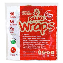 Julian Bakery, Органические лепешки Paleo, 7 лепешек, 7.7 унций (224 г)