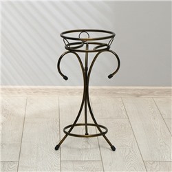 Подставка для цветов, напольная, на 1 горшок, d=17 см, бронзовая, «Пикассо»